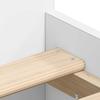 Bed Frame with Headboard and Footboard White 100x200 cm