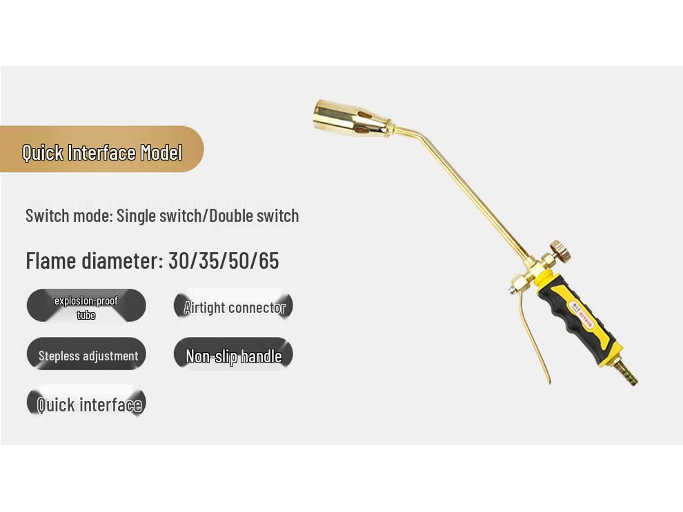 Portable Gas Blowtorch for Welding and Singeing Pig Hair