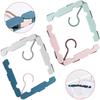 Foldable Clothes Hanger Portable Travel Drying Rack Home Non-slip Windproof Drying Rack Towel Sock Storage Rack Closet Organizer