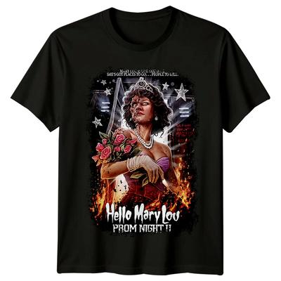 Hallo Mary Lou- Abschlussballnacht II (1987) T-Shirt aus 100 % Baumwolle im Retro-80er-Jahre-Stil, inspiriert von Filmplakaten