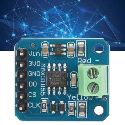 Thermoelementmodul mit SPI-Port Max31855 3‑5V  -200℃ bis +1350℃ Spi Temperatursensormodul für Sonden Daten