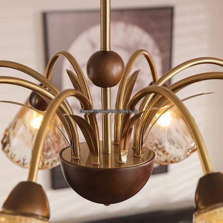 Mid-Century American Retro Living Room Chandelier