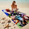 1Pc Heroic Adventures Unite Beach Towel Quick Dry Multiuse For Beach Pool Gym Yoga Home Travel Christmas Halloween Xmas Gift L1559