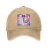 Katy Perry Autograph Denim Fabric Cap Casual Baseball Caps Adjustable Hat Summer Unisex Baseball Hats