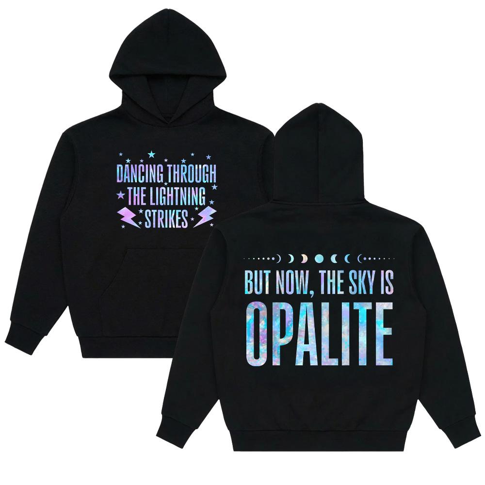 Dancing When Lightning Strikes Sweatshirt TS Opalite Showgirl Era Hoody Music Lover Fans Sudaderas Harajuku Unisex Y2K Pullovers XS чёрный