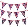 Large American Stars and Stripes Union Jack Triangle Flags for Festival Decor and Photography Background