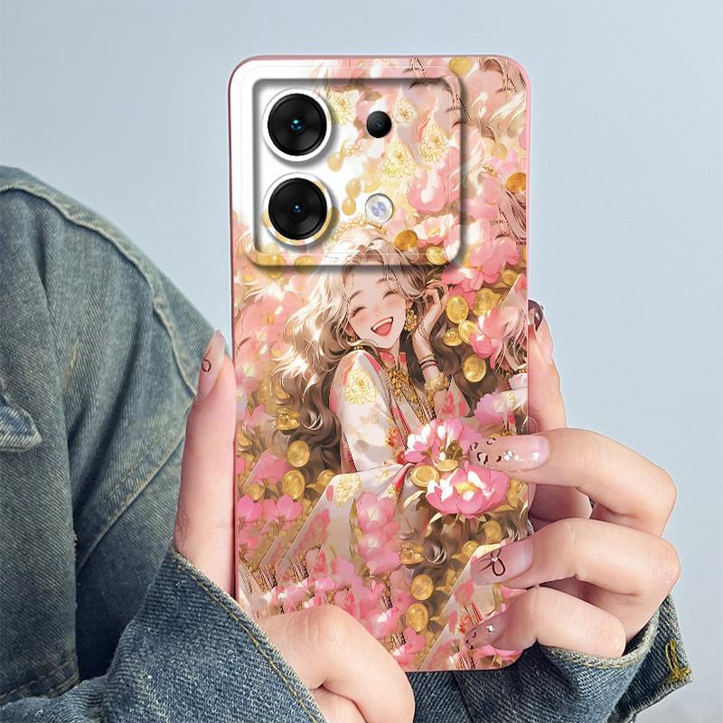 For Infinix Zero 30 5G Phone Case X6731 Cover Silicone Cute Panda Flower Boys Girls Shell Cartoon Funda Protective Casing Coque