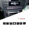 Car Console Air Conditioner Function Buttons Trim Sticker For Mercedes Benz GLA X156 CLA C117 A B Class W176 W246 2013-2017