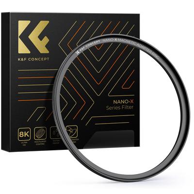 Concept Step Up Ring Magnetic Adapter Ring Attaches 82mm Magnetic Filter To 55mm Lens Strong Adsorption Force Quickly Attaches and Detaches Filter