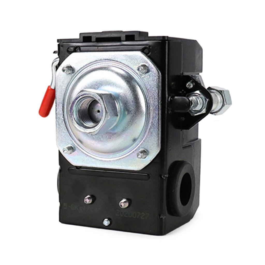 Pressostato 4 Porte Compressore d'Aria Pressostato Sostituzione Controllo Robusto 90PSI-125PSI/140PSI-175PSI