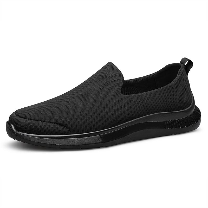 Fashion Lightweight Men Casual Shoes Breathable Slip On Male Casual Flats Sneakers Anti-slip Man Loafers Outdoor New Mesh Walking Shoes