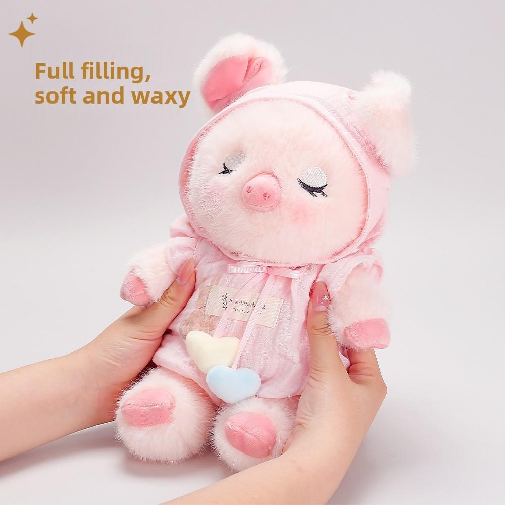 Plush Pig Toy For Girls Soft Cartoon Doll Gift For Sleep Comfort