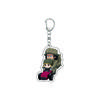 55MM Anime Sword Art Online Keychain Alice Synthesis Kirigaya Kazuto Yuuki Asuna Key Chain Acrylic Model Plate Christmas Gifts