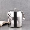 Stainless Steel Teapot Coffee Pot Kettle With Filtering Holes Support Stove Cooking Home Kitchen Bar Coffee Shop Accessories