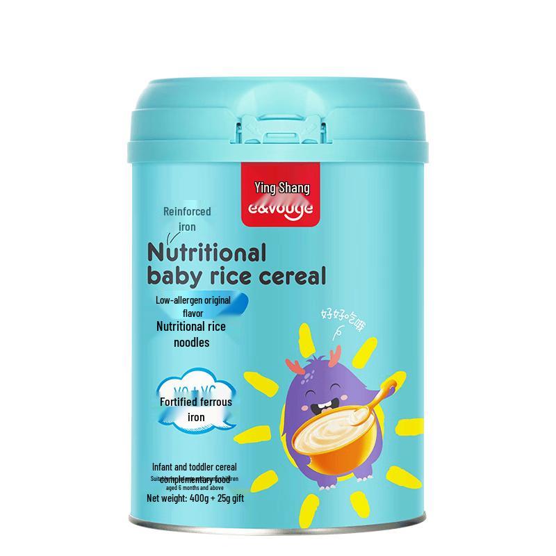 Yingshang Original Flavor Low-Allergen Baby Rice Cereal