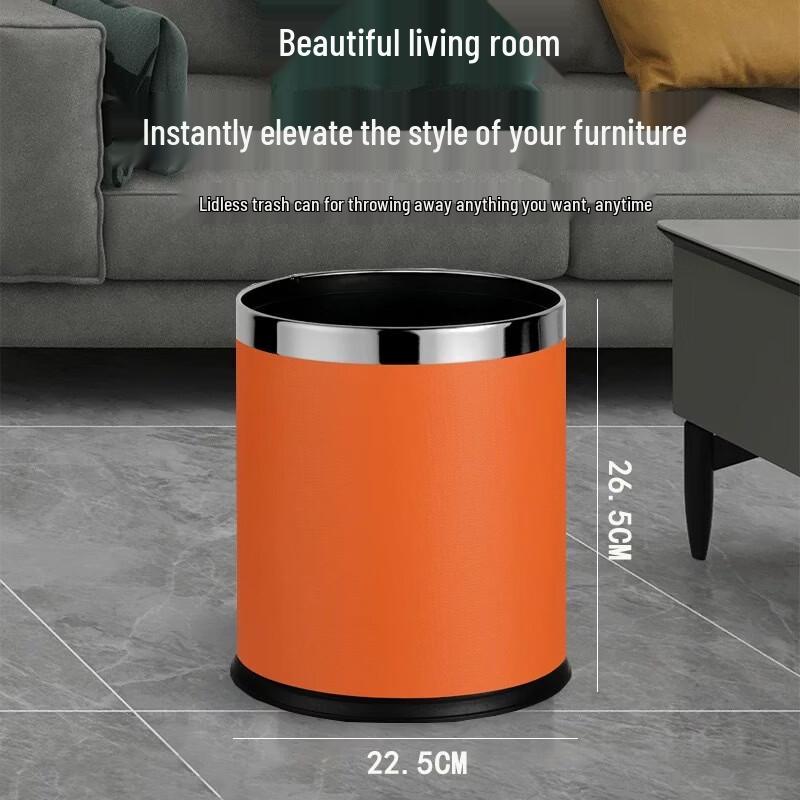 Double-Layer Commercial Waste Bin