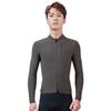 Mens Thermal Cycling Jersey Long Sleeve Fleece Lined Winter Bike Top Road 5-15C
