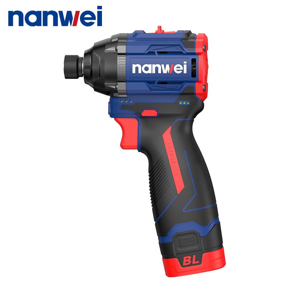 NANWEI 16V Electric Screwdriver 30,I70,140 Nm 3-speed Adjustment, 1/4 Inch, Maximum Speed 3450 Rpm