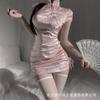 Sex Underwear Sexy Classical Cheongsam Pure Desire Uniform Small Chest Big Temptation Pajama Set Qqny