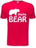 Papa Bear Fathers Day Birthday Funny Gift Mens T Shirt Size S-XXL