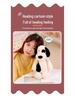 Shy Pirate Spotted Puppy Plush Toy - Soft Comfort Doll for Children and Girls