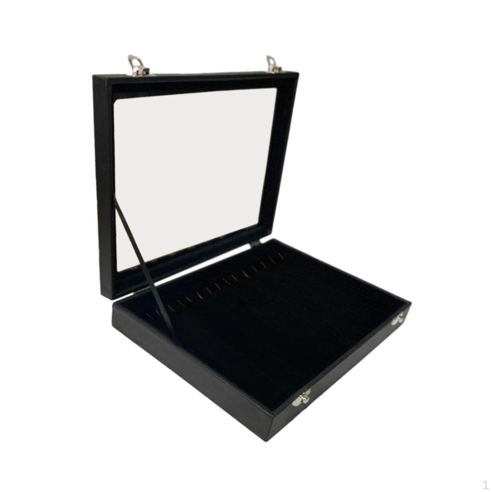 

Элегантная шкатулка для ожерелий и браслетов Black PU