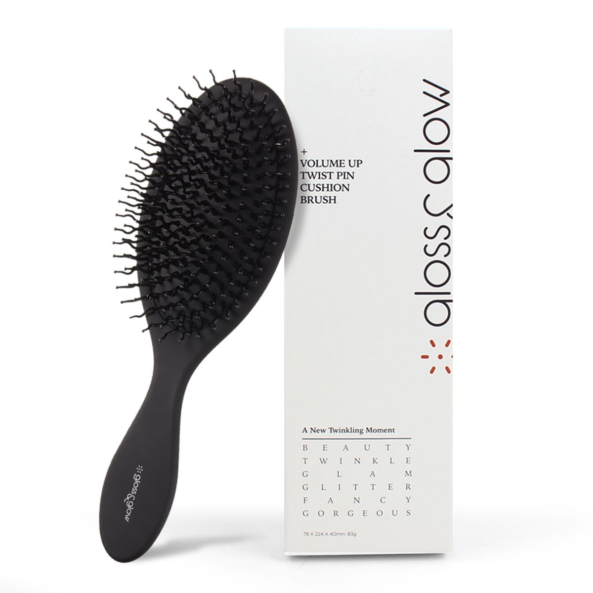 Domestically produced volume-up twist pin cushion brush