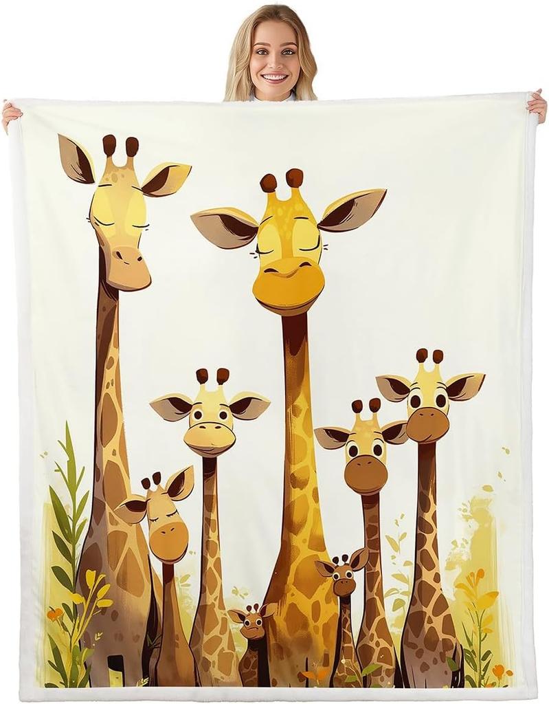 GUOYU Blanket Boys Girls Japanese Style Plush Blanket for Bed Sofa Couch Japanese Ukiyoe Sherpa Blanket Cherry Blossoms Fleece Throw Blanket