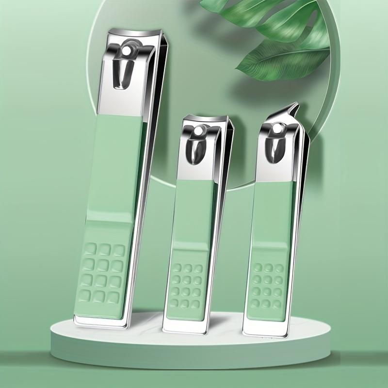 7/16/24 Pcs New Green Stainless Steel Manicure Set, Pedicure Tools Eyebrow Trimming Scissors For Men And Women, Manicure Tools, New Year Gift