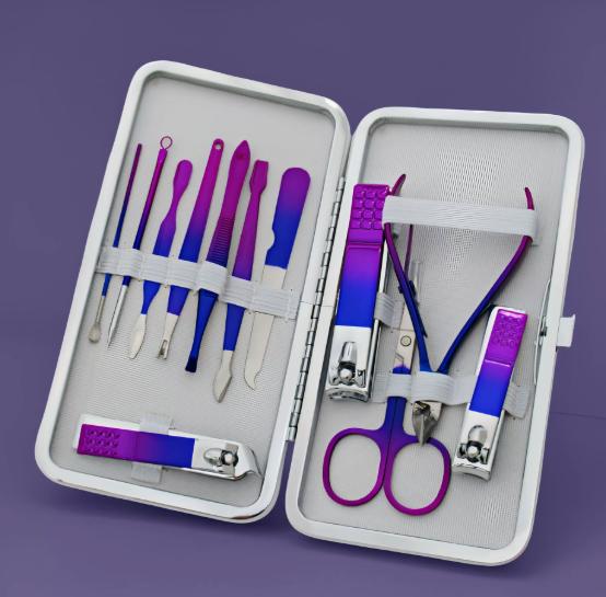Nail Clipper Set, 7 Pcs Toenail Clippers, Stainless Steel Fingernail Clipper, and PU Leather Manicure Set, Gift Ideas