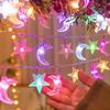Solar LED String Lights: Outdoor Star Fairy Lights for Christmas, Holidays, Camping, Tents, and Decorative Awnings