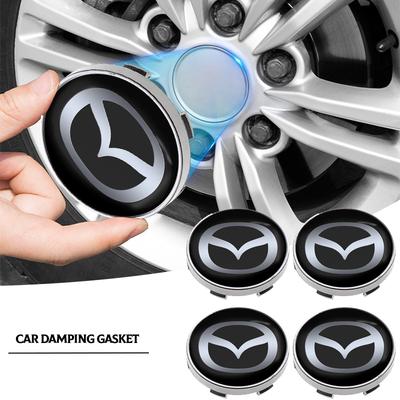 4 stuks 60MM Auto Wielnaafdop Auto Accessoires Voor 3 6 CX5 2 CX3 CX9 MX5 RX8 Axela Demio MS CX5 2 Axela Demio Atenza MS GJI GH BK MP