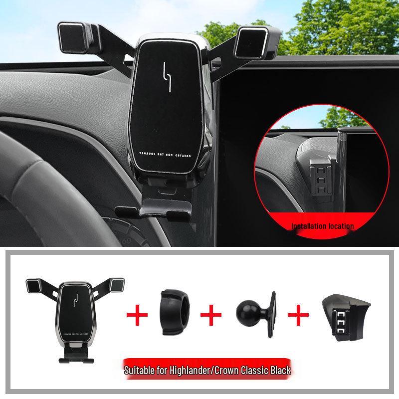 Wireless Charging Phone Holder for 2022 Highlander/Crown and Land Cruiser
