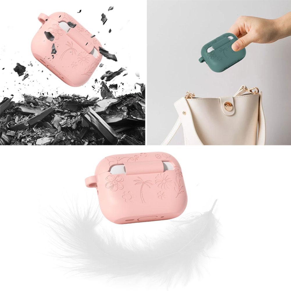 AirPods Pro 3 Special Silicone Protective Case 360 ° All Inclusive+Built-in Shock-Absorbing Corner Enhanced Anti Fall Protection