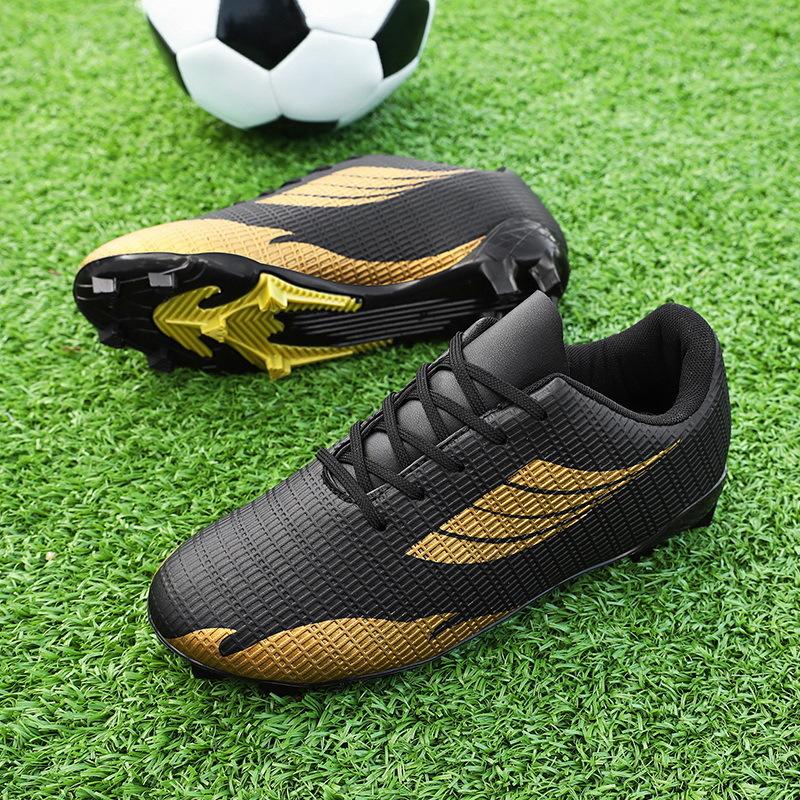 

Short nail training football shoes low top leather surface broken nail football sports shoes low top youth sneakers size 31-45 31