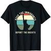 Haltet die Einwanderer Deportiert die Rassisten Freiheitsstatue T-Shirt, Langarmshirt, Sweatshirt, Hoodie