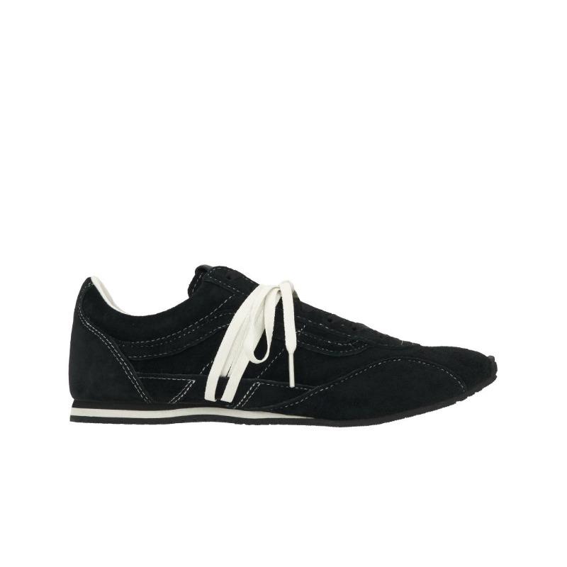 Vans Super Lowpro Suede Trainer Retro Thin Toe Casual Low Top Unisex Shoes Black VN000Z9RCJK