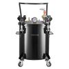 Pressure Pot Paint Tank, 20 L Heavy Duty Steel Pressure Pot Tank, Spray Paint Pressures Pots with Three Quick-Connect Couplers for Home Use, DIY, Art