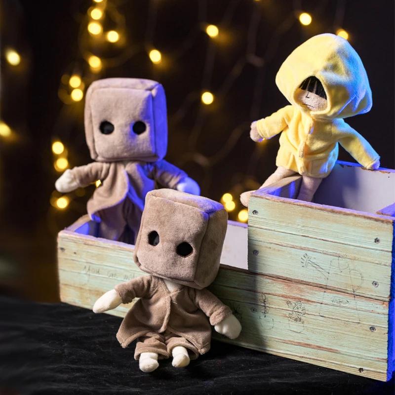 Anime Little Nightmares Plush Toy Cartoon Six Nomes Box Plushie Figure Adventure Game Stuffed Dolls Fan Collection Xmas Gifts