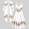 3D  Printed  Set Dress Coat ,  Single Color, Diverse Shapes Fashion Print,suitable for Various Scene Fashion Styles