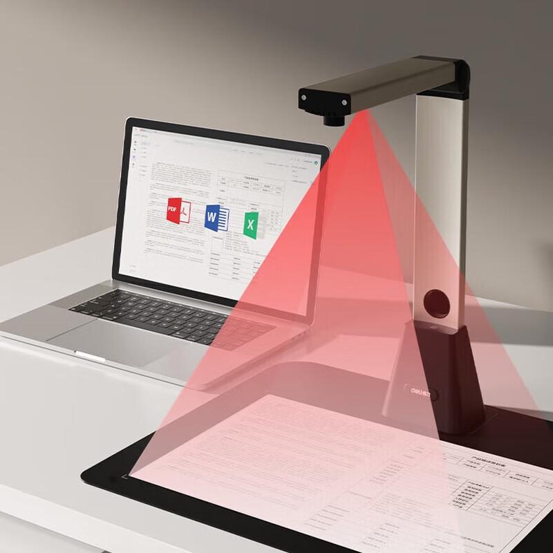 Deli High-Resolution Document Camera Scanner CN Plug (adapter Included)