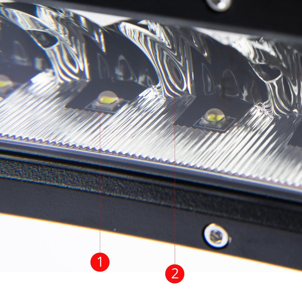 Lampa Robocza Led 160W Led Bar 46Cm 12/24V 6000K Zimna Biel R10 R112 Off-Road