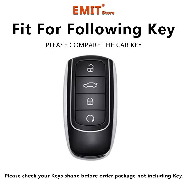 Zinc Alloy Car Key Case For Chery Omoda C5 5 E5 Suv 7 3 8 Fx Keychain Remote Protection Cover Bag Shell Holder Fob Accessories