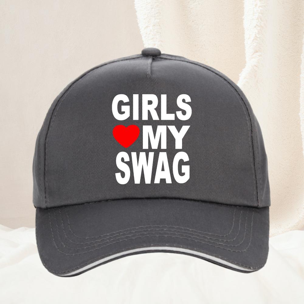 GIRLS LOVE MY SWAG personalized pattern printed Baseball Cap UnisexTeens Design hat Adjustable Hats