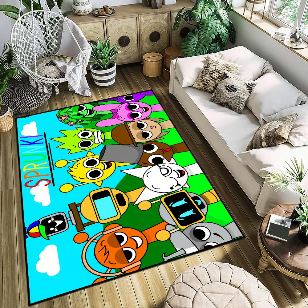 Door Mat Anti-Slip Kitchen Bedroom Game Handmade Tufted Rug I-Incredibox Carpet Living S-Sprunki Room Entrance Decoration