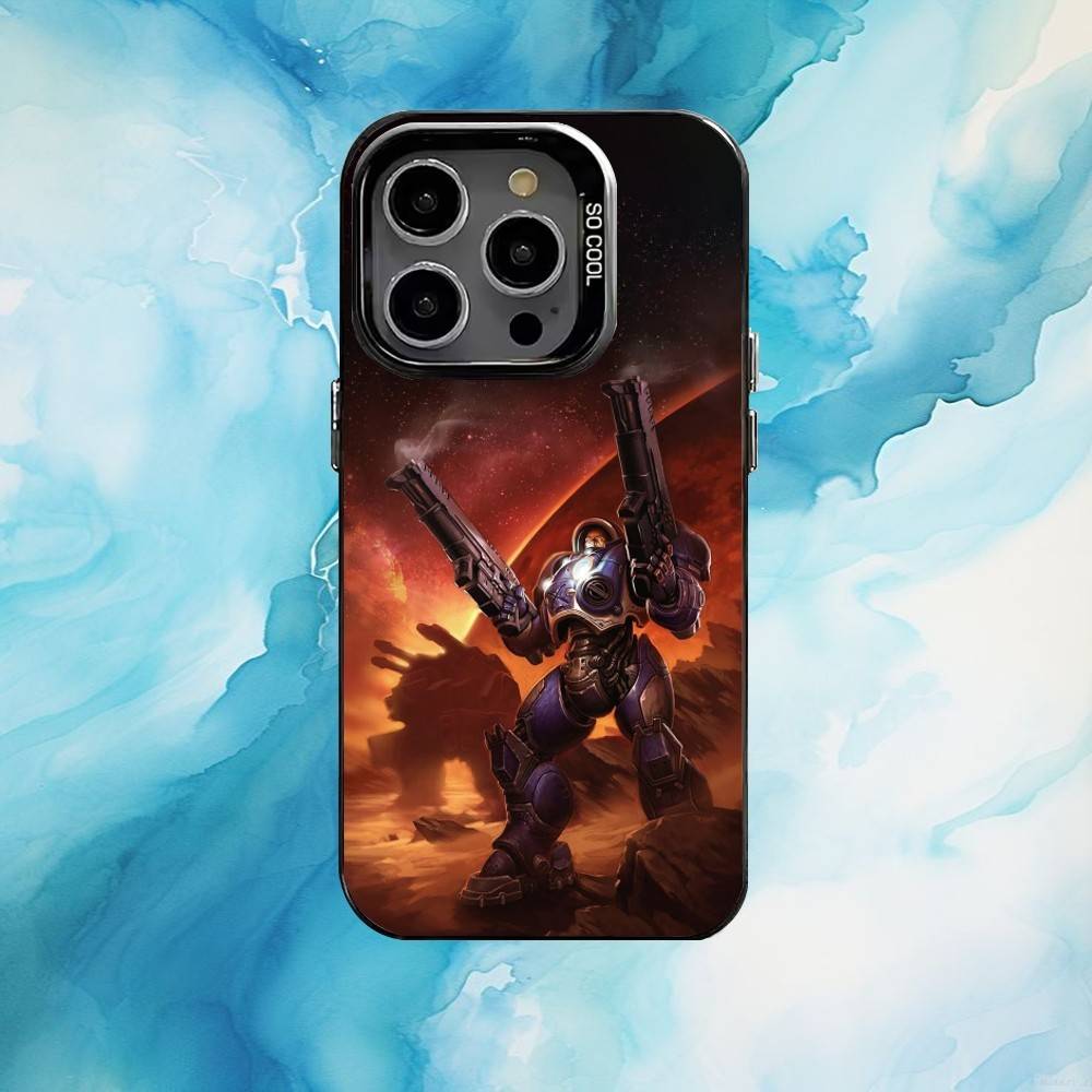 S-Starcrafts-Game-2 Phone Case For iPhone17,16,15,14,13,12,11 Plus,Pro Max Black Candy silver phone case
