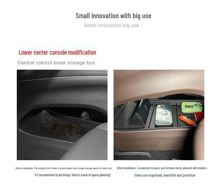 Tiggo 8 Pro Center Console Storage Box - Car Interior Decoration & Modification