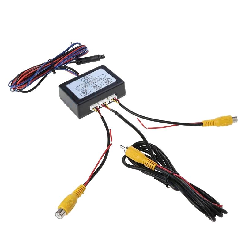 Two Way Control Box for Car Parking Camera Reversing System Front Converter Waterproof HD for Vehicle Parking Safety