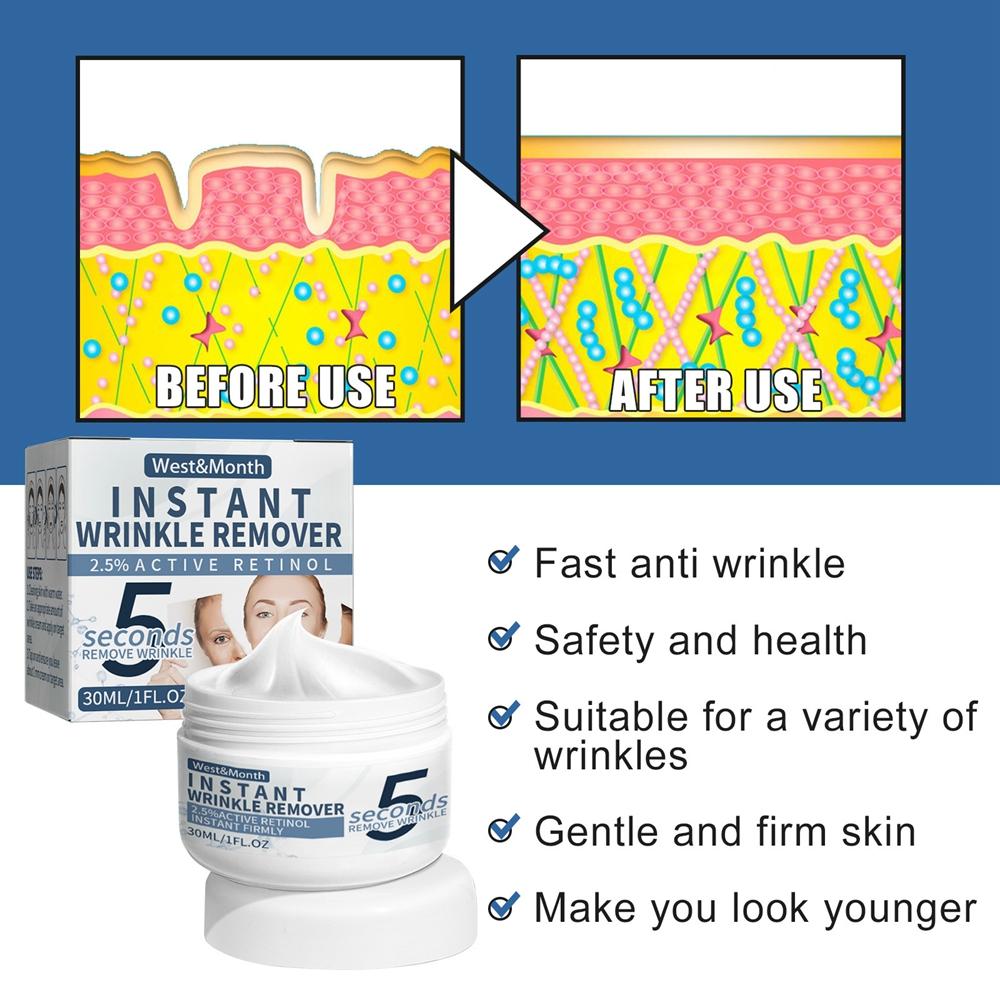 Anti-aldring Lifting Line Retinol Moisturizing Cream 30g Hudpleie Ansiktsoppstrammende ansiktskrem