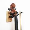 Wandhalterung für Violine mit Holzsockel für Zuhause/Studio, Musikzimmer, Instrumentenaufbewahrung mit Bogenhalter